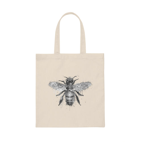 Bee Canvas Tote Bag