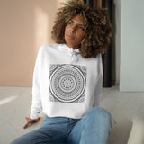 Mandala Crop Hoodie