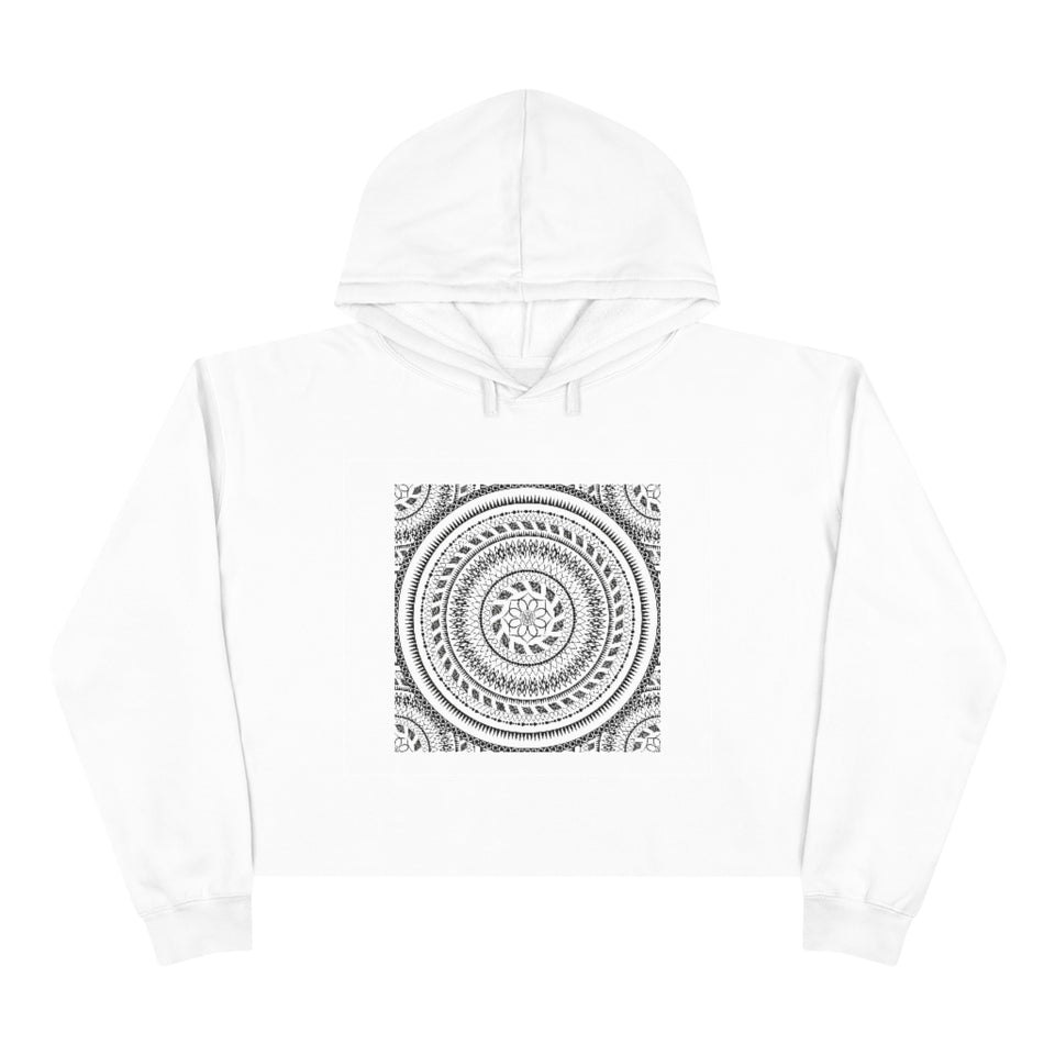 Mandala Crop Hoodie