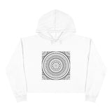 Mandala Crop Hoodie