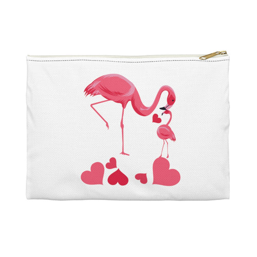 Flamingo Mama and Baby - Accessory Pouch