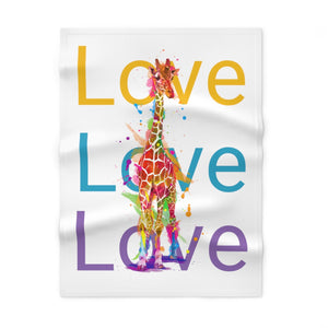 Love - Soft Fleece Blanket - Wrapped in Love!