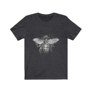 Black and White Bee Tee - Unisex Jersey Short Sleeve Tee