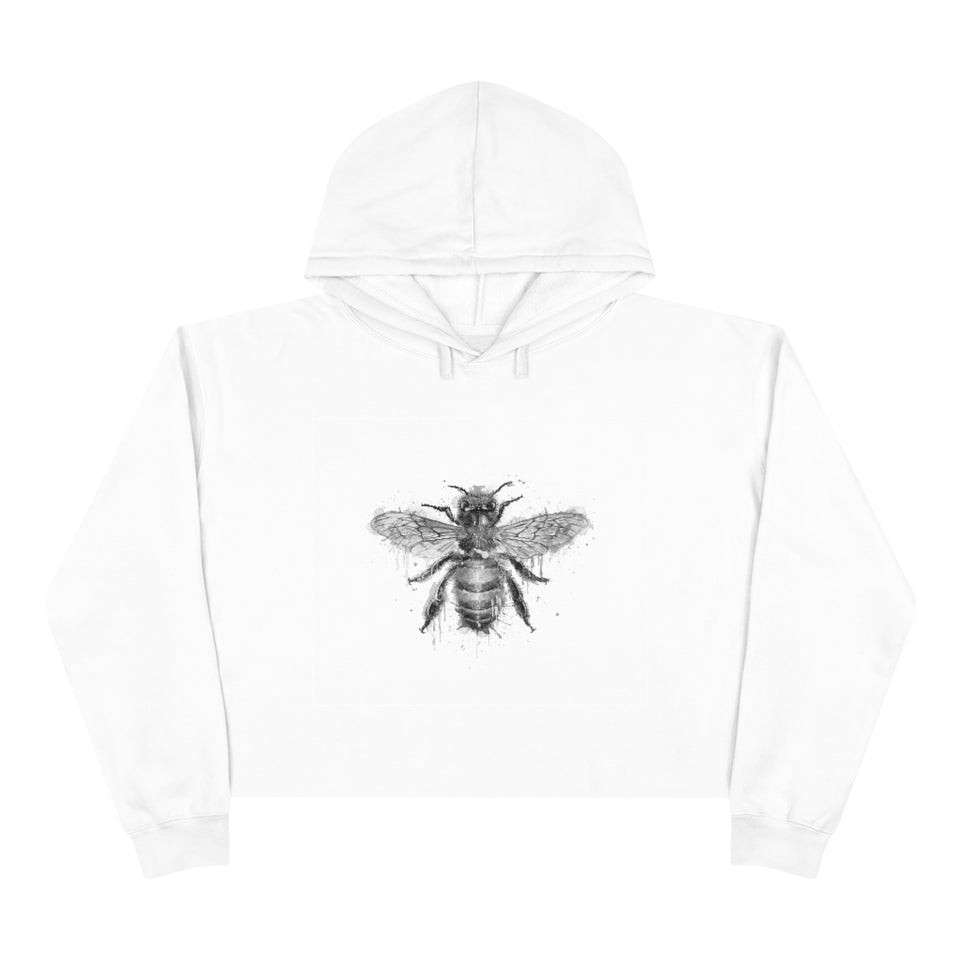 Bee Cropped Hoodie