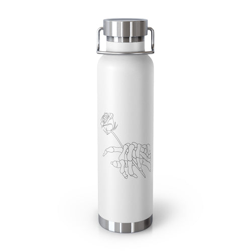 Skeleton Hand/Rose - 22oz Vacuum Insulated Bottle