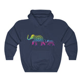 Mama and Baby Elephant! -  Heavy Blend™ Hooded Sweatshirt